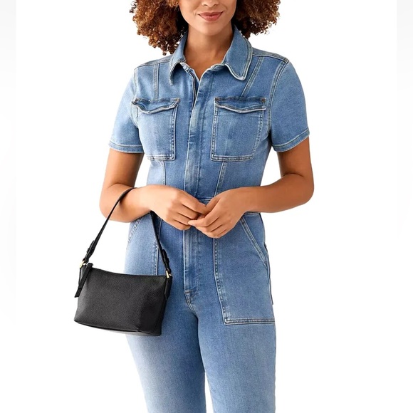 New Fossil Julianna Mini Hobo Leather Black - Picture 2 of 5